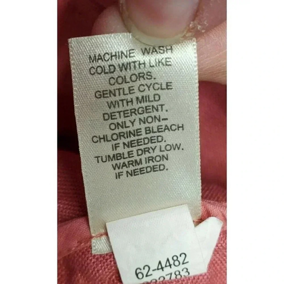 J.JILL DUSTY ROSE COLOR LINEN TOP SIZE MEDIUM - Picture 4 of 8